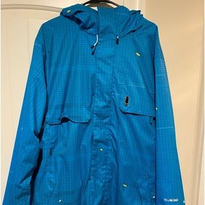 Billabong Aved Snowboard Ski Jacket Mens Large Blue